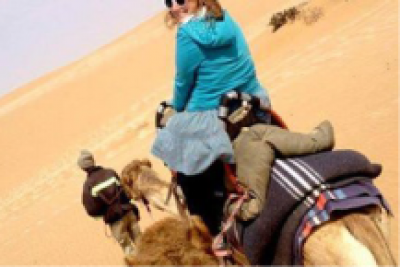 CAMEL RIDE IN THE DUNES 1