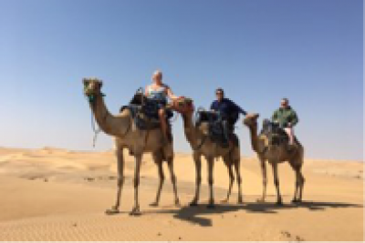 CAMEL RIDE IN THE DUNES